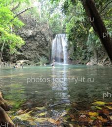 Водопады в парке отдыха Таиланд 2