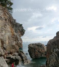 Скалы и камни на берегу моря Кемер Турция 8