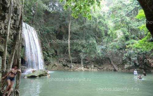 Водопады в парке отдыха Таиланд 4