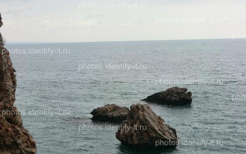 Скалы и камни на берегу моря Кемер Турция 3