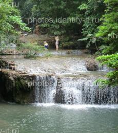 Водопады в парке отдыха Таиланд 8