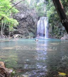 Водопады в парке отдыха Таиланд 1