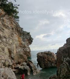 Скалы и камни на берегу моря Кемер Турция 9