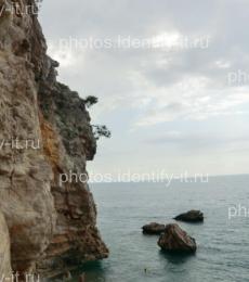Скалы и камни на берегу моря Кемер Турция 2