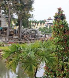 Декоративный сад пейзажи Таиланд 13