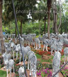 Декоративный сад пейзажи Таиланд